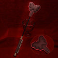 Crimson Flame Spank Set – Butterfly Crop & Kiss Paddle