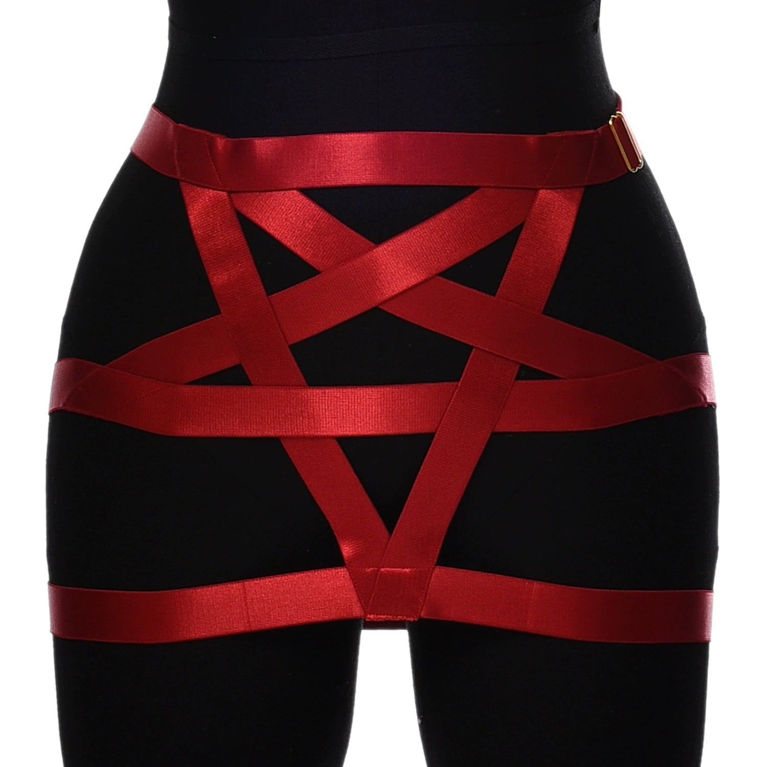 Satin Strap Waist & Thigh Harness