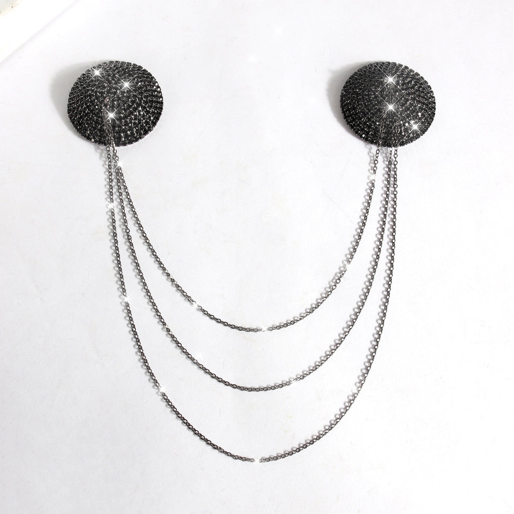 Midnight Spark Rhinestone Nipple Covers mooods