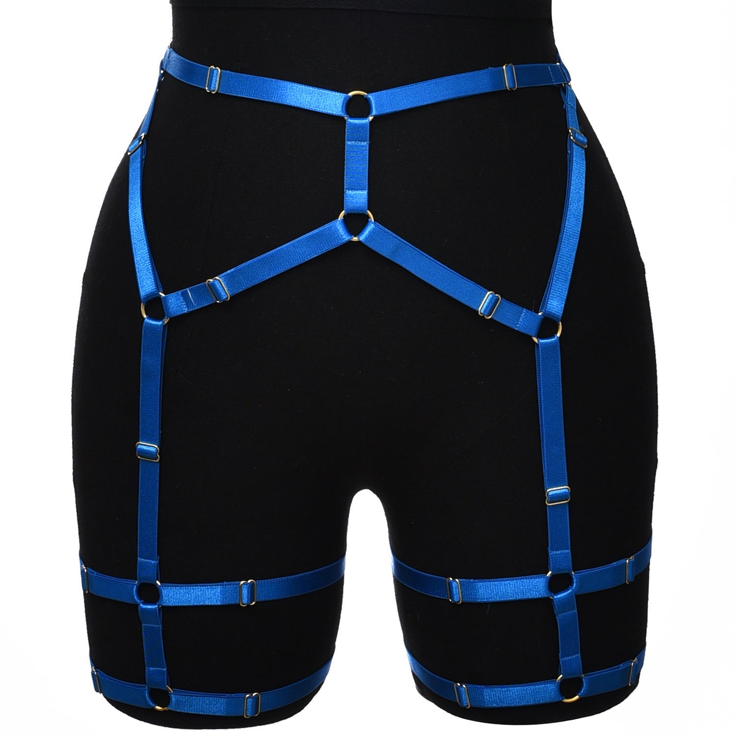 Velour Garter Harness