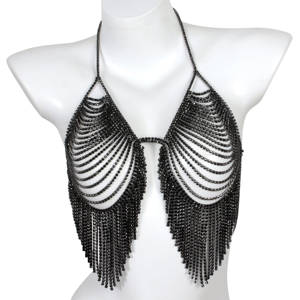 Midnight Siren Chain Lingerie Set mooods
