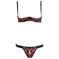 Rose Noir Seduction Lingerie Set