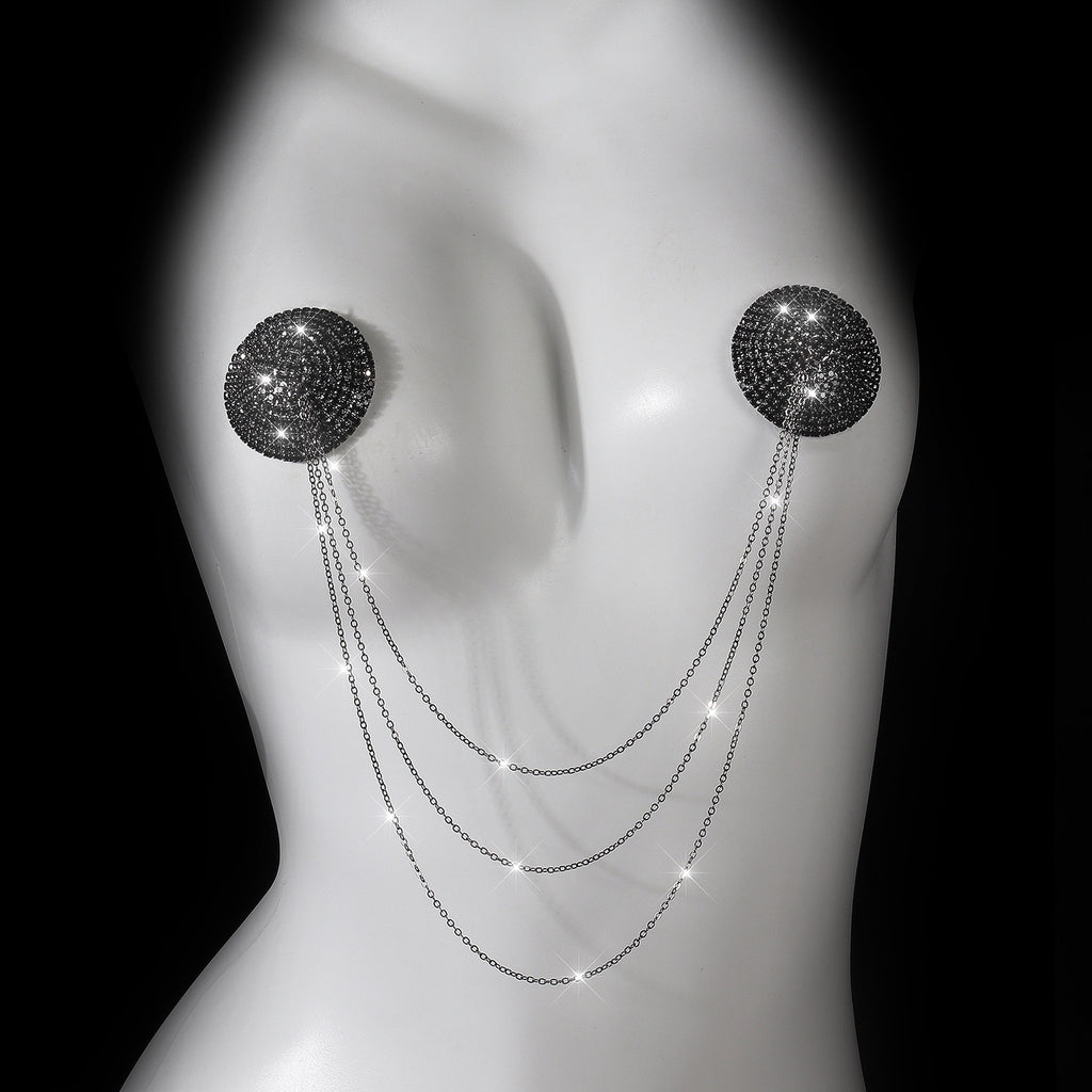 Midnight Spark Rhinestone Nipple Covers mooods