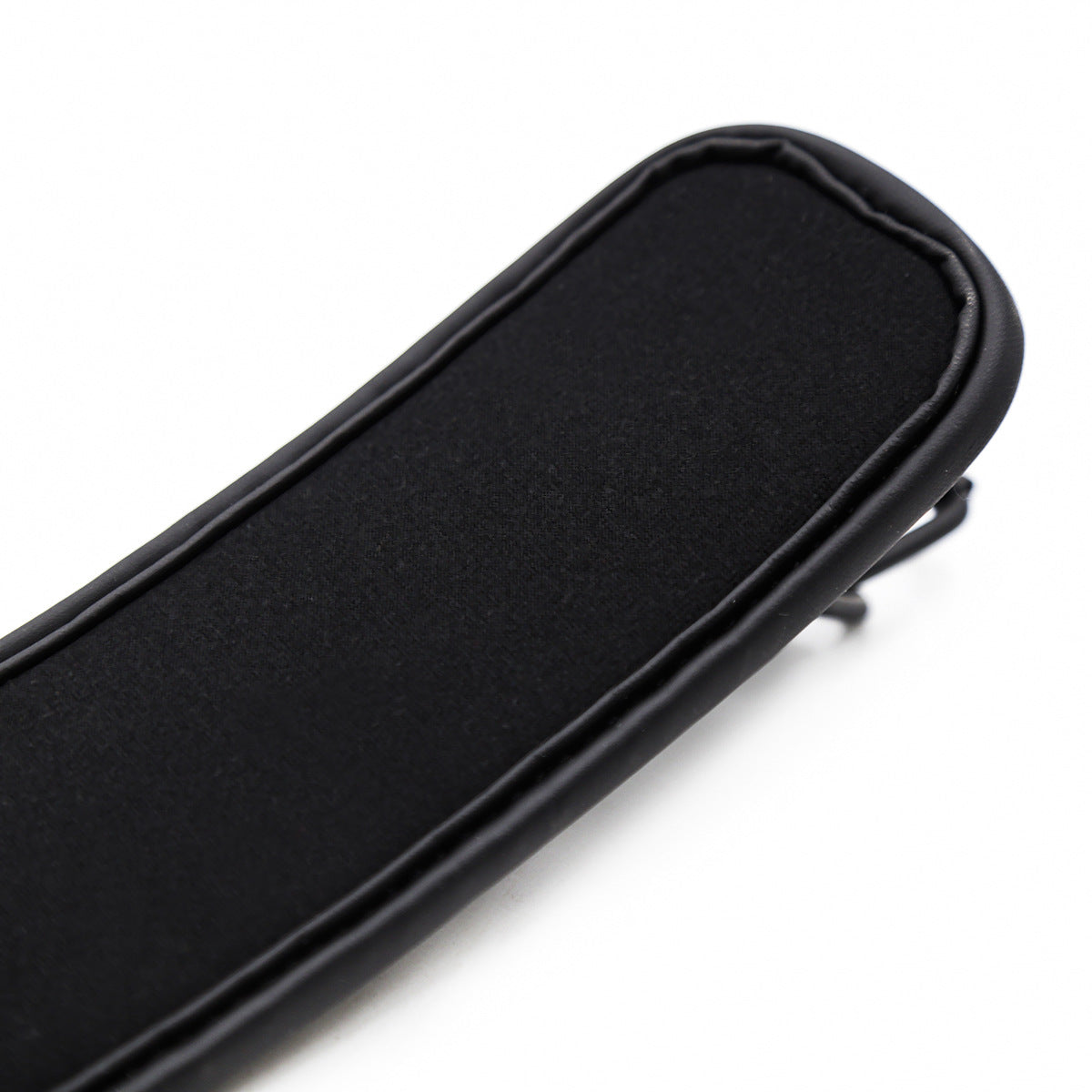 The Mono Cuff | Matte Vegan Leather & Black Hardware