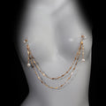 Golden Pearl Embrace | Chain Drape