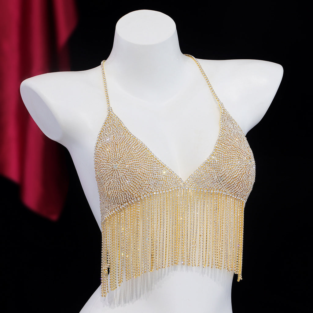 Crystal Fringe Bra Top mooods