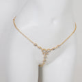Gilded Bloom Crystal Thong