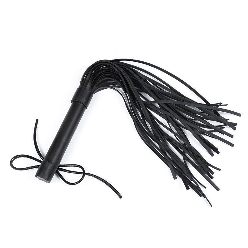 Midnight Lure Lace-Up Handle Eco-Leather Whip