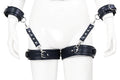 Noir Axis Garters & Cuffs Set