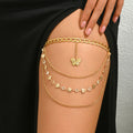 Golden Butterfly Thigh Chain