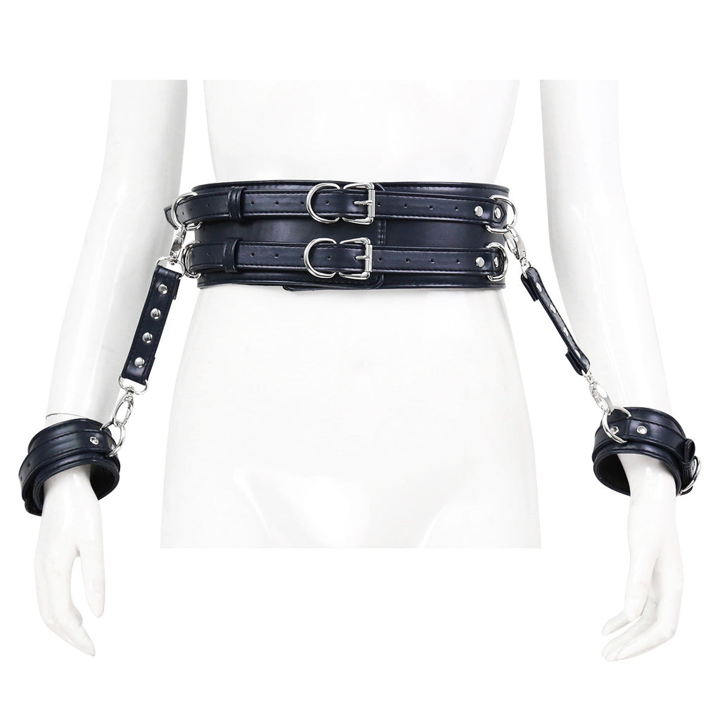 Noir Axis Bondage Belt and Cuffs