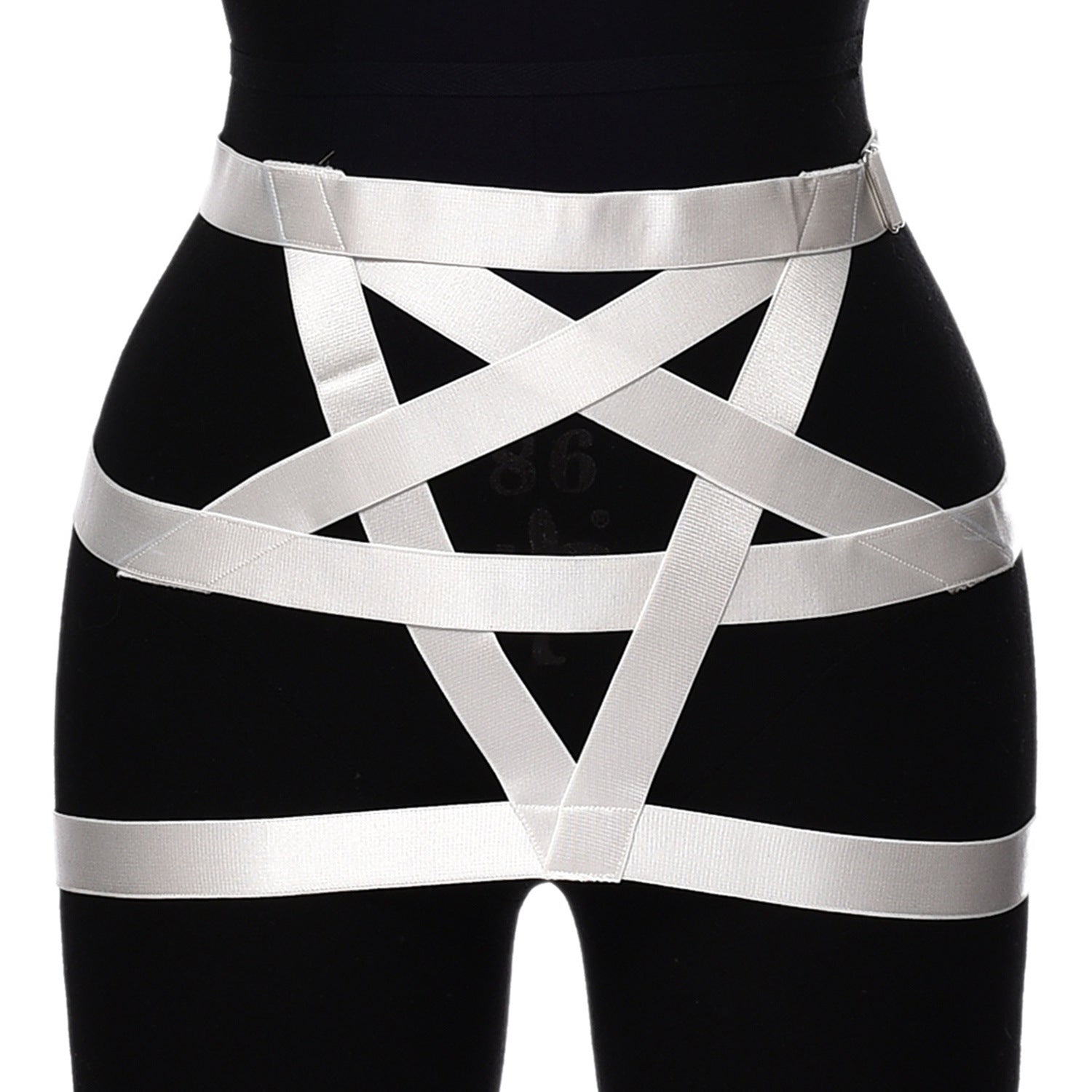 Satin Strap Waist & Thigh Harness