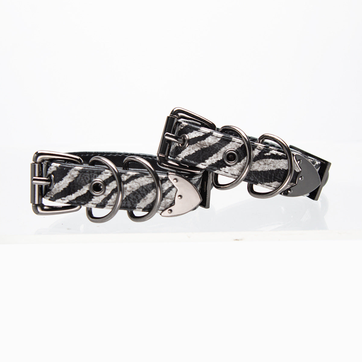 Velvet Restraint Linked Eco-Leather Cuffs