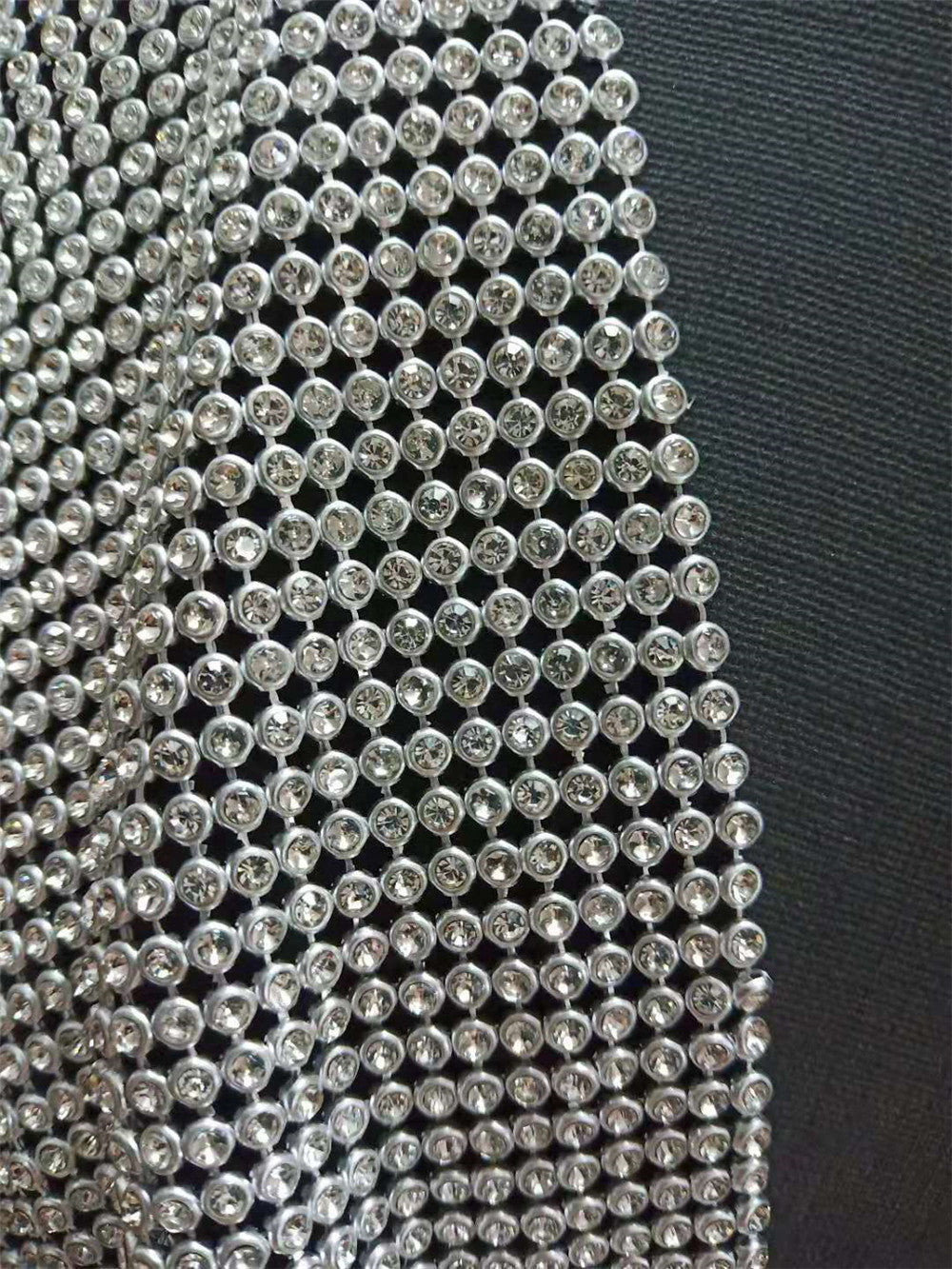 Starlight Elegance Festive Rhinestone Halter Top