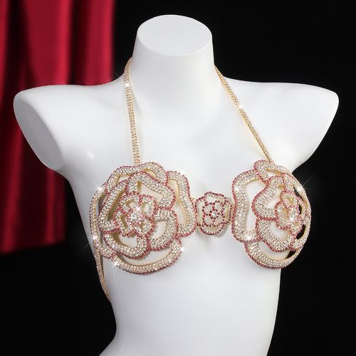 Blooming Desire Rhinestone Bra