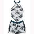 Celadon Satin & Lace Nightwear Set