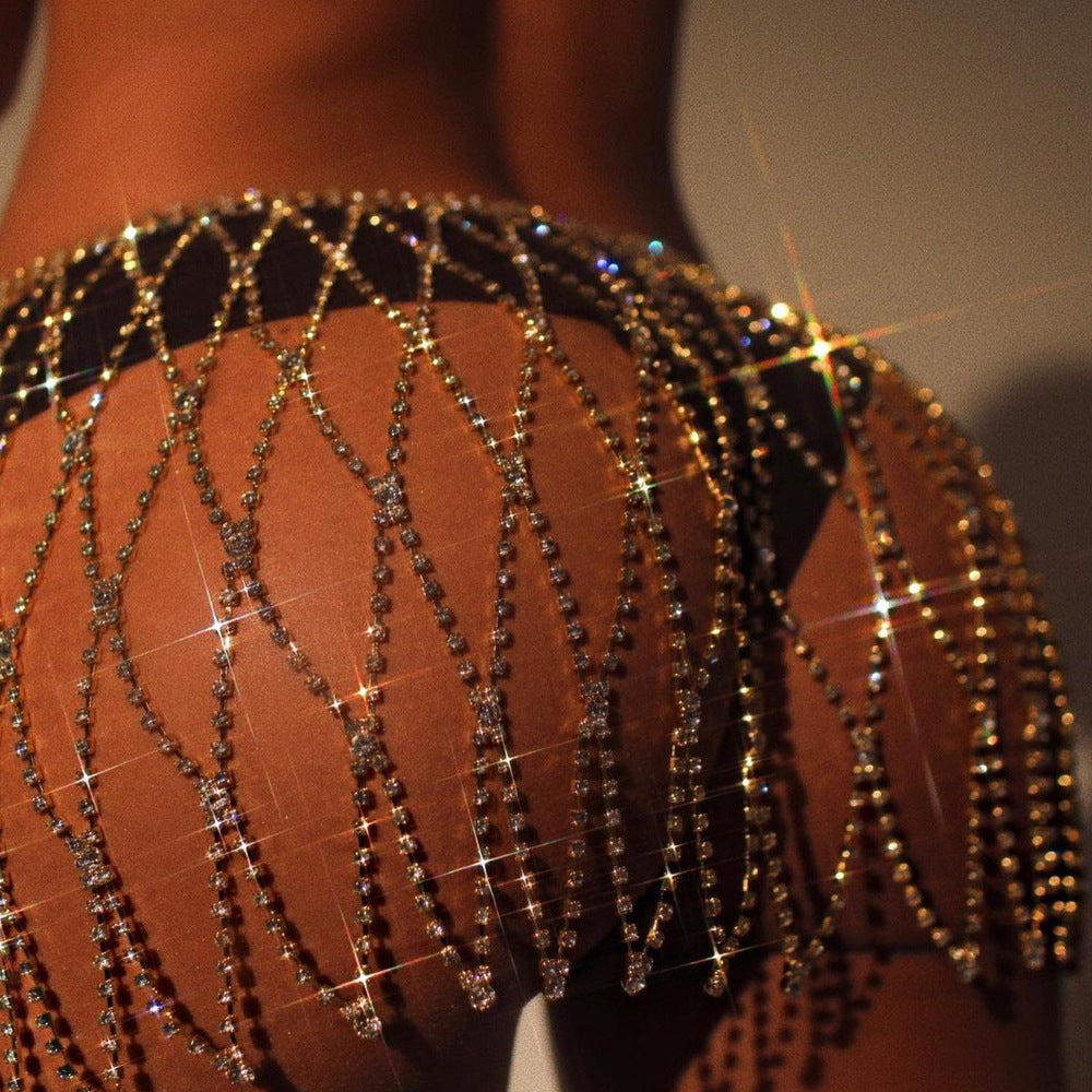 Crystal Cascade – Gonna Gioiello con Strass