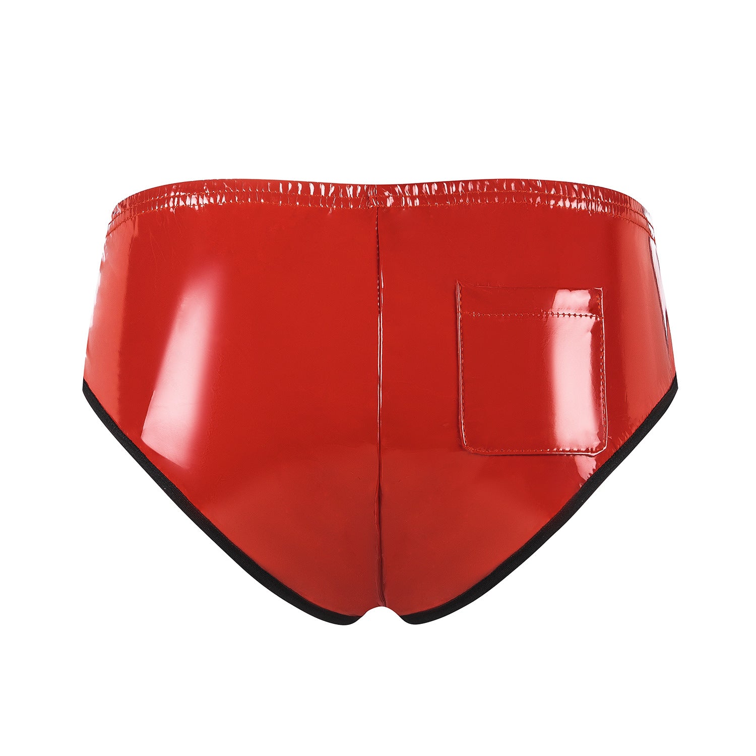 Glossy Seduction Patent Leather Brief Panty back