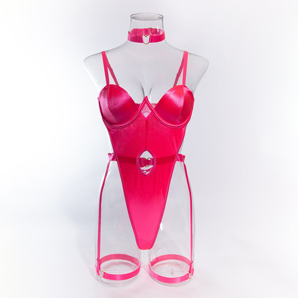 Lustrous Neon Seduction Bodysuit