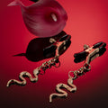 Serpent Charm Clips | Gilded Form