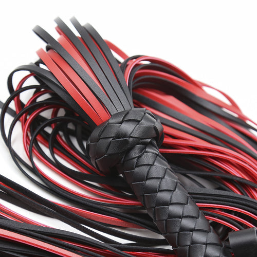 Braided Elegance Flogger close up