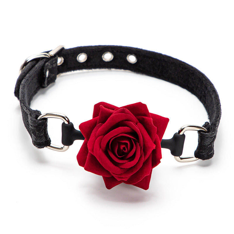 Rose Whisper Gag | Lace Detail