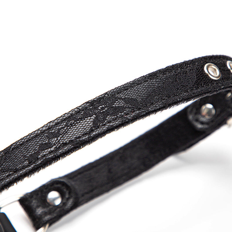 Rose Whisper Gag | Lace Detail