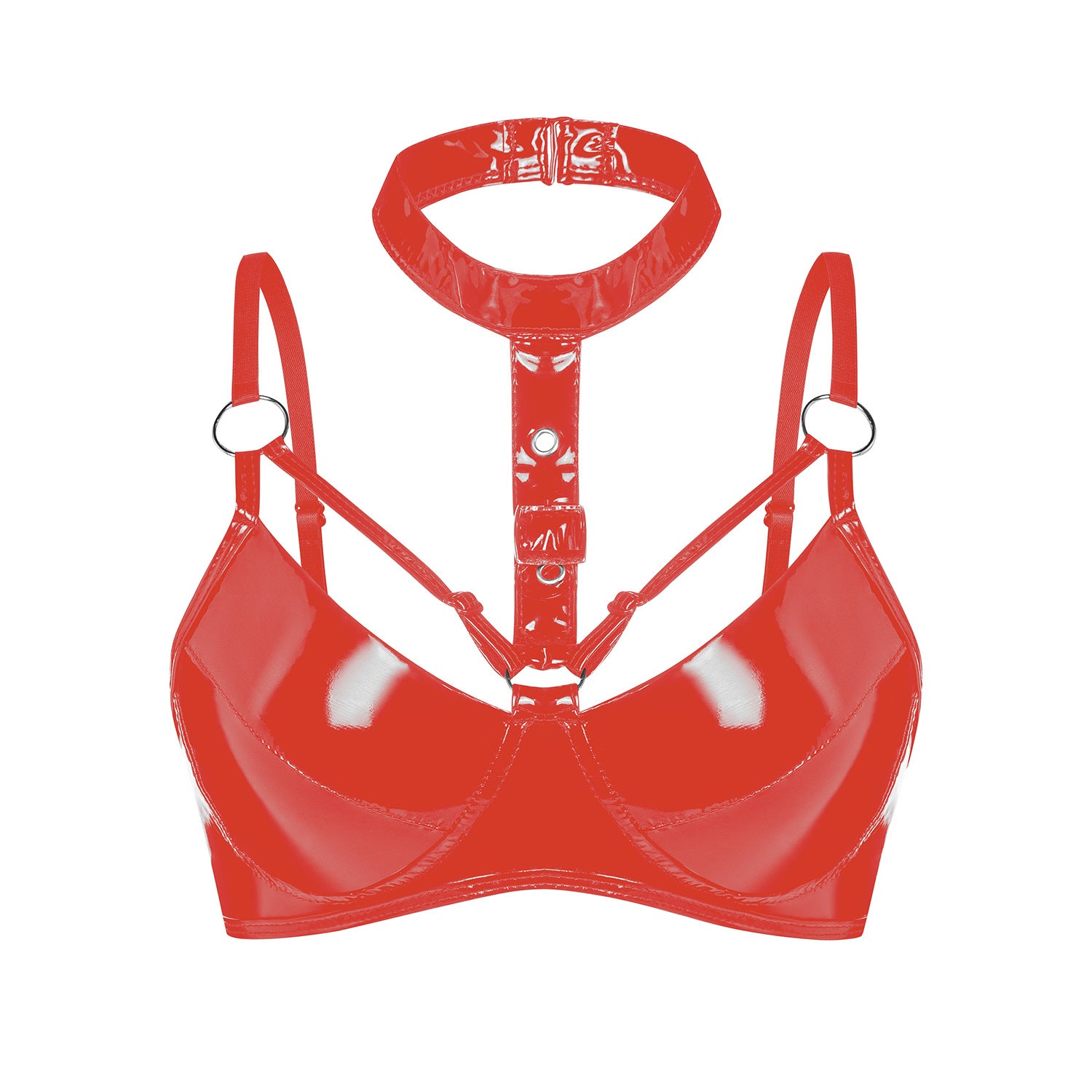 Seductive Shine Collar Bra red