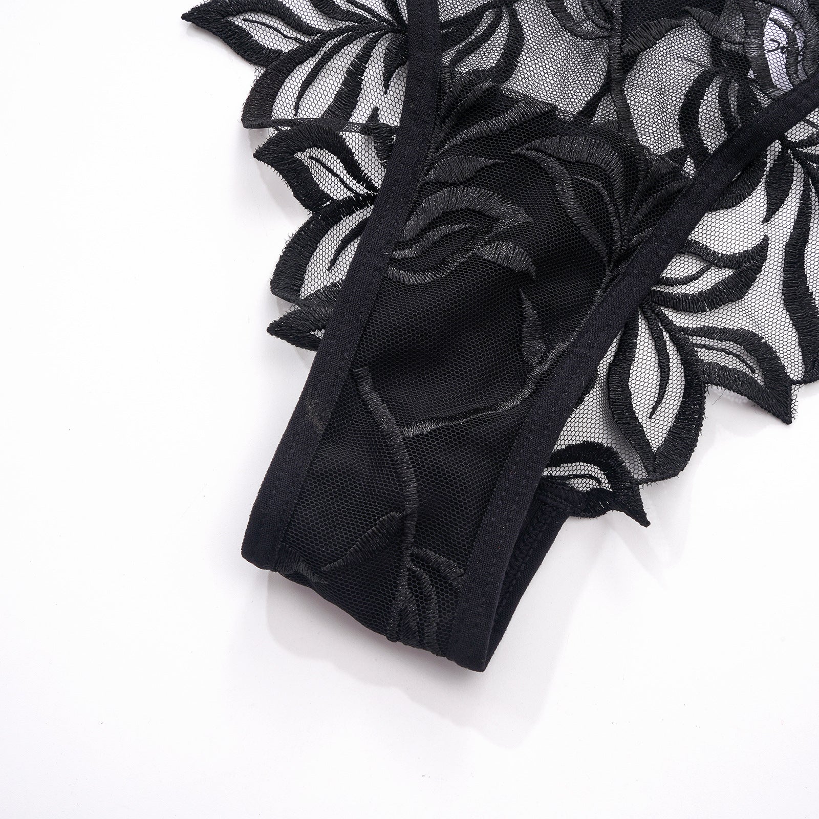 Close-up of the breathable gusset for the Flora Linear Brief.