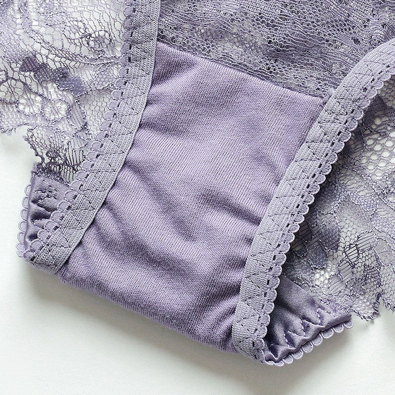 Interior shot of the soft, breathable 100% cotton gusset.