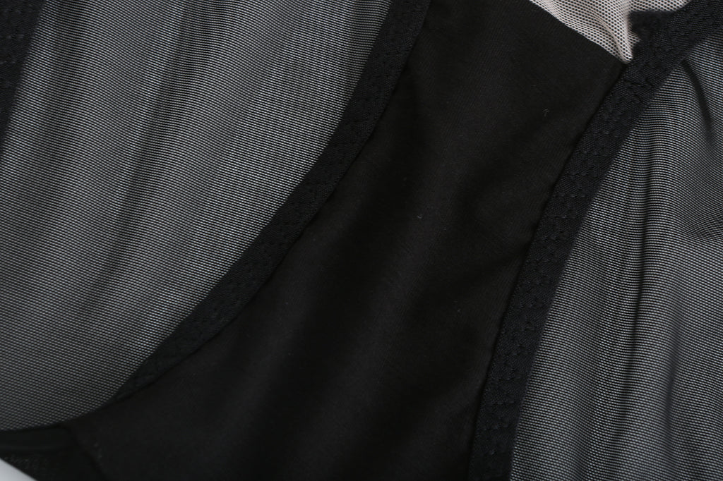 Inside view showing the soft finish and high-end construction of the Rosaine brief.